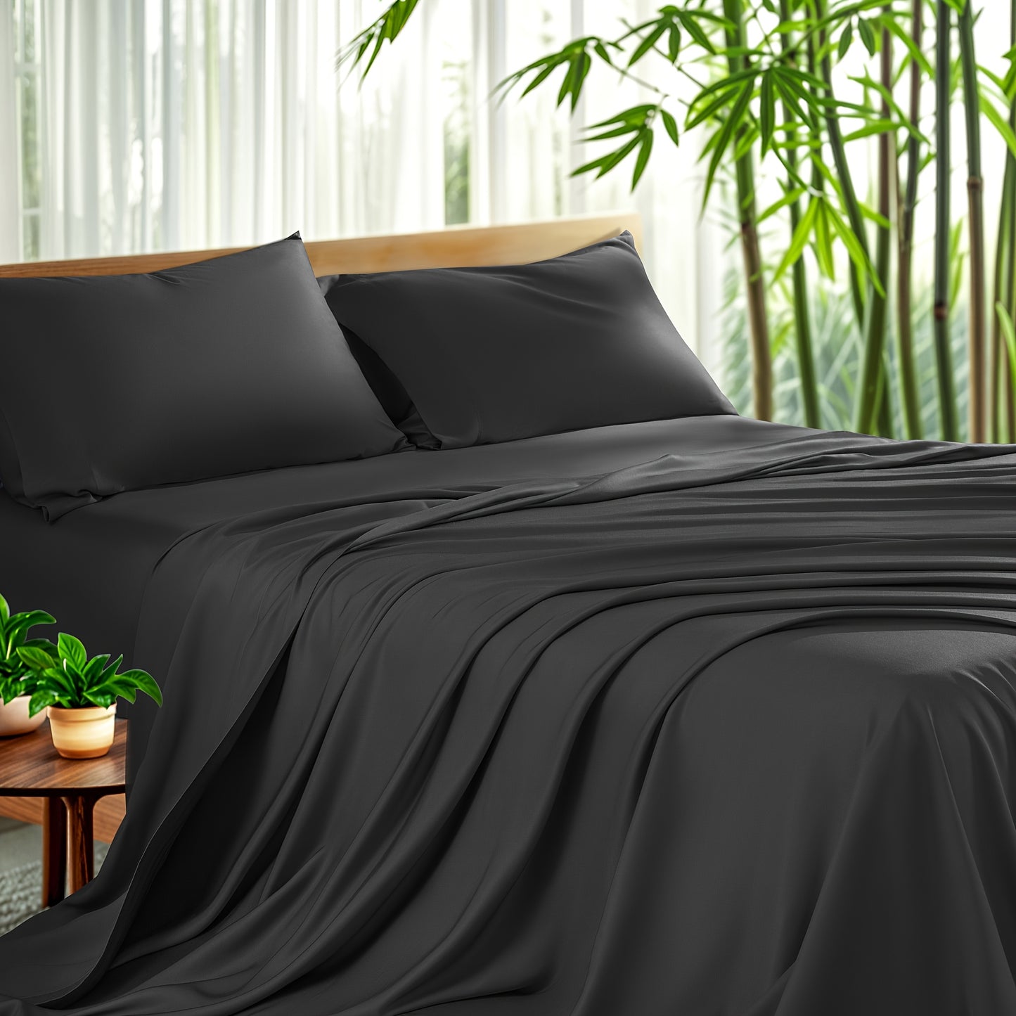4pcs Cooling Bamboo Sheet Set, 16\