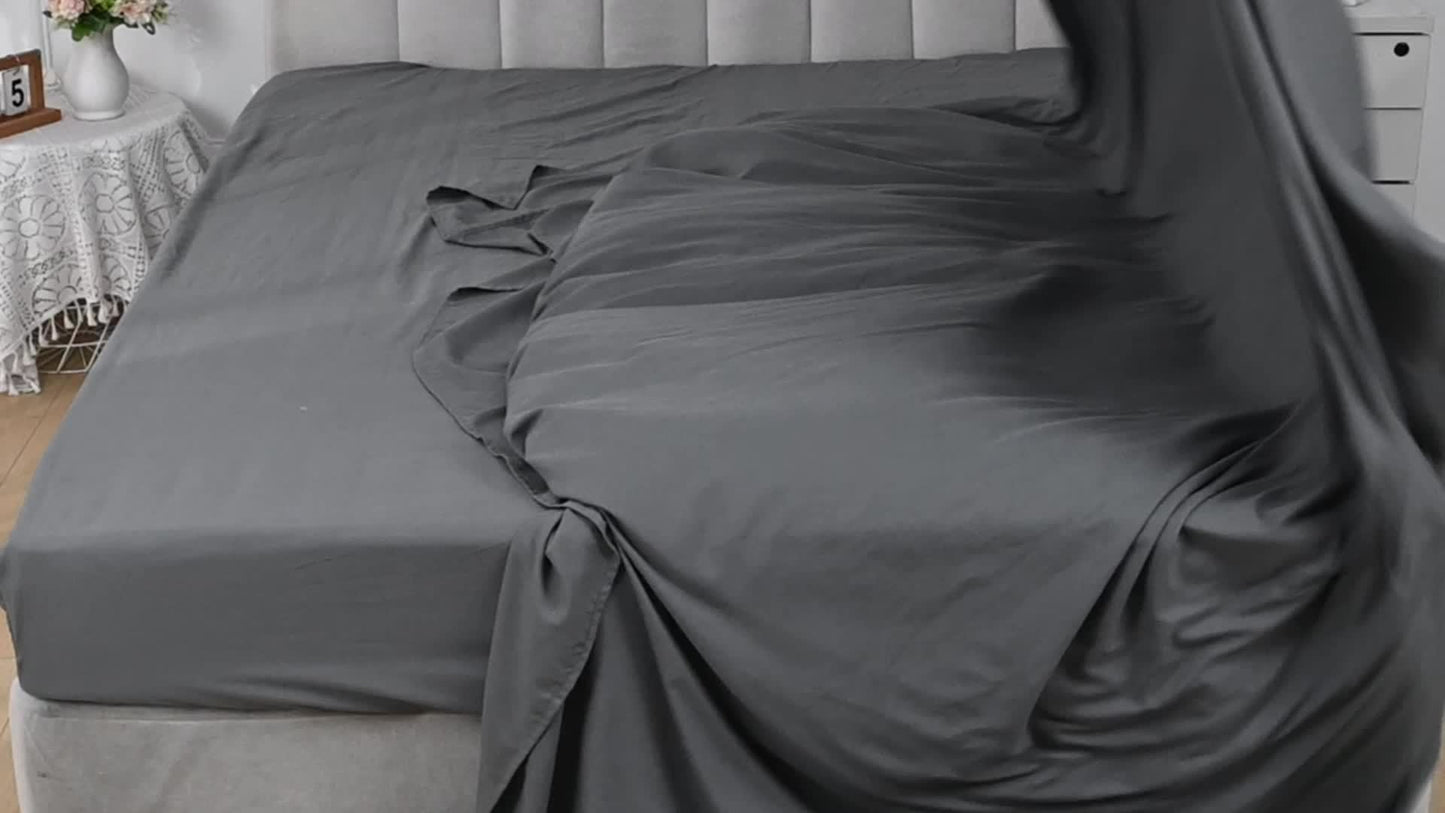 Soft Sheets 4pcs Ultra Soft & Breathable 2000TC Sheets Set | Shrinkage & Fade Resistant Luxury Hotel Grade Easy Care Bed Sheet Sets for Bed, Extra Soft, Deep Pockets