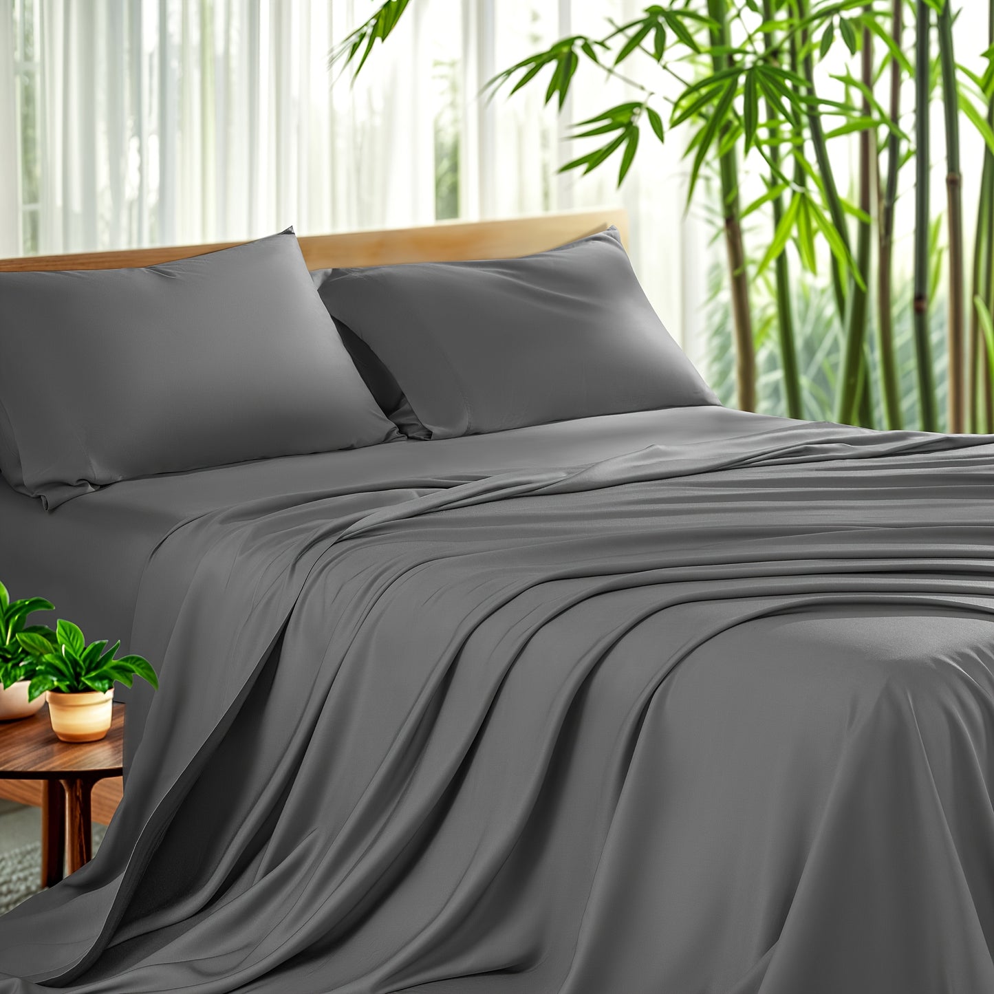 4pcs Cooling Bamboo Sheet Set, 16\