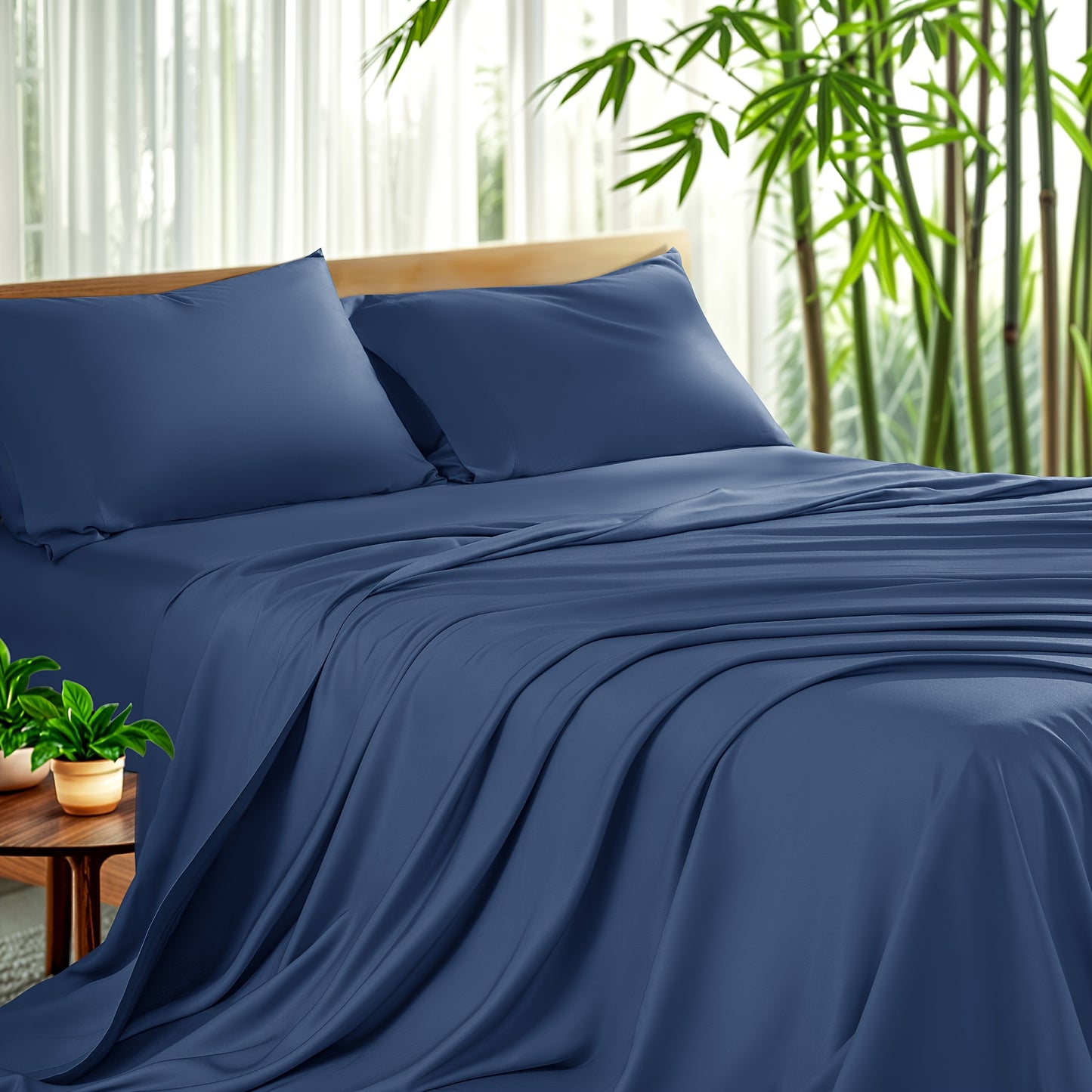 4pcs Cooling Bamboo Sheet Set, 16\