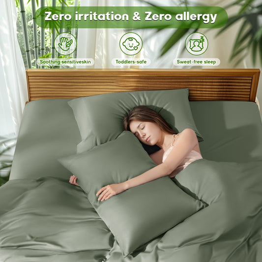 4pcs Cooling Bamboo Sheet Set, 16\