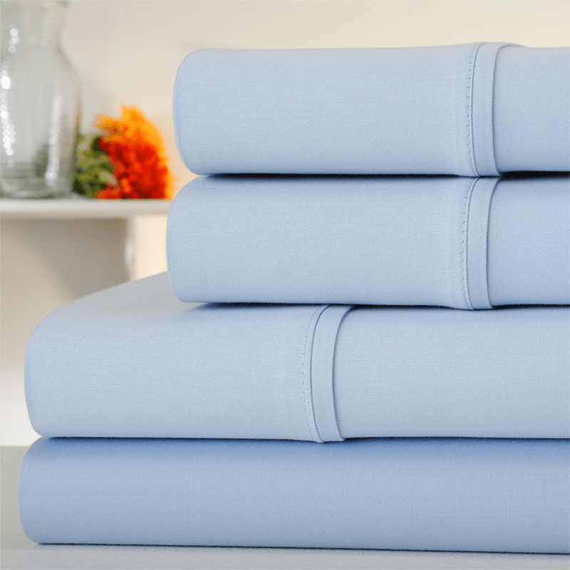 1000 Thread Count Pure Egyptian Cotton Sheet Set - With Elasticized in the Corners, Incredibly Soft and 16 inch Pocket Depth